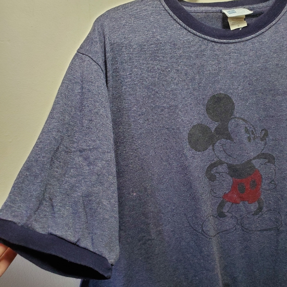Vintage Disney Mickey Mouse Ringer Tee